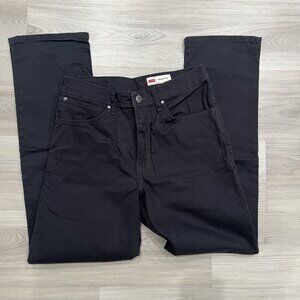 Womens Wrangler Jeans Size 3 Black Jeans Denim Straight Fit 29" Inseam